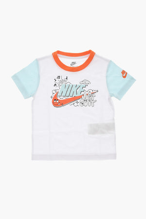 Set aus bedrucktem Rundhals-T-Shirt und Shorts