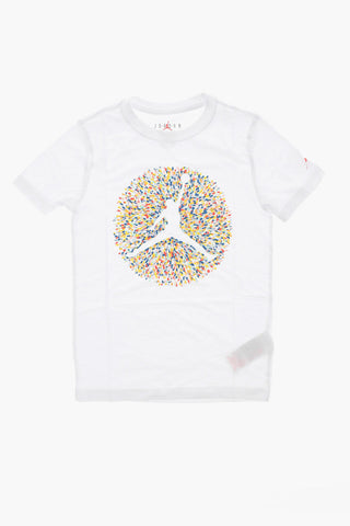 AIR JORDAN Cotton Blend T-shirt with Maxi Frontal Print