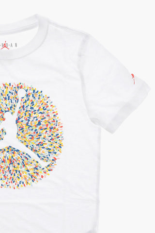 AIR JORDAN Cotton Blend T-shirt with Maxi Frontal Print