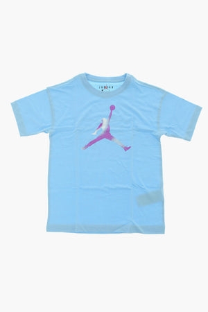AIR JORDAN Einfarbiges T-Shirt mit Rundhalsausschnitt und Farbverlauf-Print