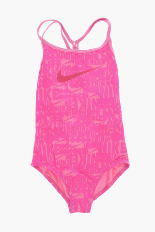 SWIM Einteiliger Badeanzug mit All-Over-Logo