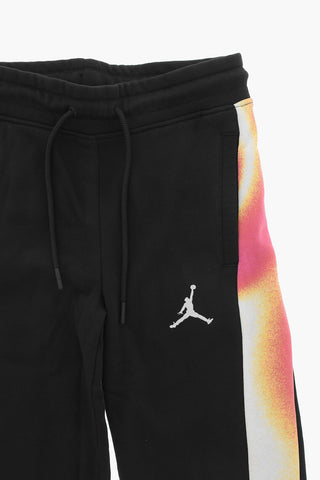 AIR JORDAN Mito Cotton Joggers with Tie-Dye Side Stripes