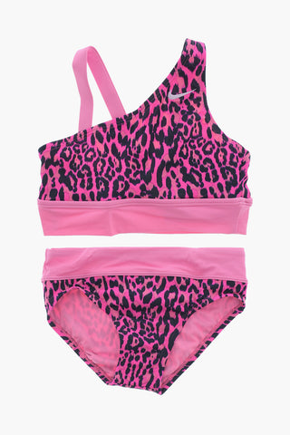 SWIM Bikini aus Stretchstoff mit Animalier-Muster