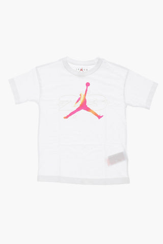 AIR JORDAN Crewneck T-Shirt with Faded Print