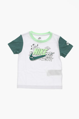Set aus bedrucktem Rundhals-T-Shirt und Shorts