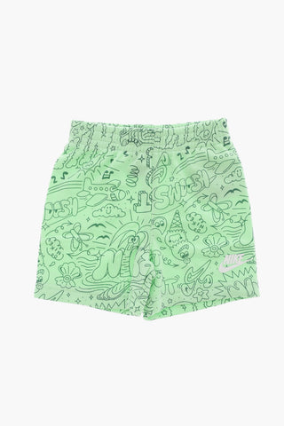 Set aus bedrucktem Rundhals-T-Shirt und Shorts