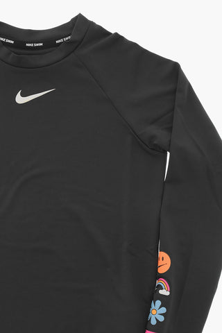 SWIM Dri-Fit Langarm-T-Shirt mit Rundhalsausschnitt