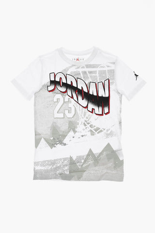 AIR JORDAN 프린트 라운드넥 티셔츠