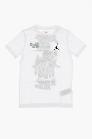 AIR JORDAN Bedrucktes Rundhals-T-Shirt WAVY MOTION JUMPMAN