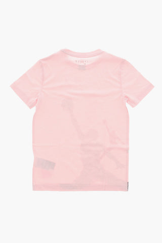 AIR JORDAN T-shirt Girocollo con Stampa Sfumata