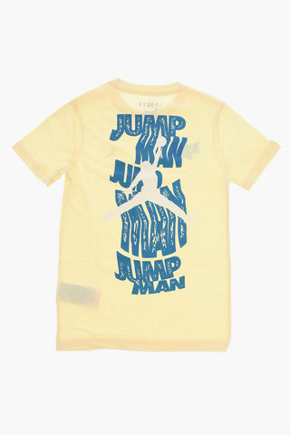 AIR JORDAN T-Shirt Girocollo WAVY MOTION JUMPMAN Stampata