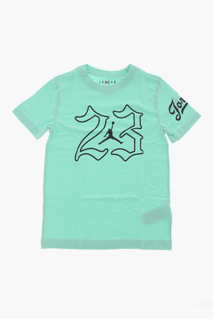 AIR JORDAN Einfarbiges T-Shirt mit Rundhalsausschnitt und Frontprint