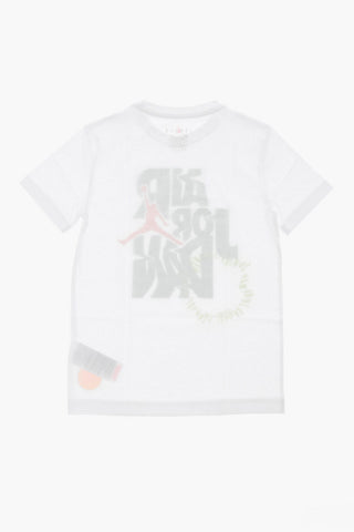 AIR JORDAN Crew-neck T-Shirt with Maxi Front Print