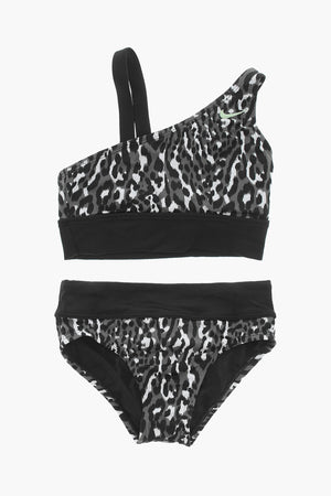 SWIM Bikini mit Animal-Print aus Stretch-Nylon