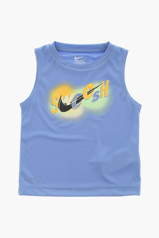 Set Canotta Girocollo e Shorts Effetto Tie-Dye