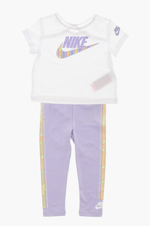 T-Shirt- und Jogginghose-Set mit bedrucktem Logo