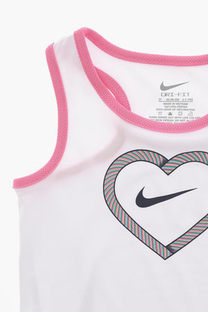 Dri-Fit Tanktop und Shorts Set mit bedrucktem Logo