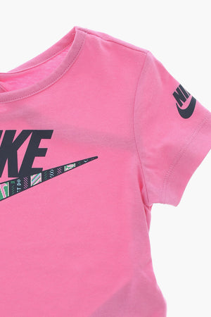 T-Shirt- und Jogginghose-Set mit bedrucktem Logo