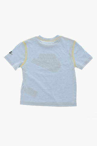 Set T-Shirt and Shorts with Visible Seams