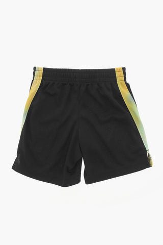 T-Shirt und Shorts Set mit verlaufendem Seitenstreifen