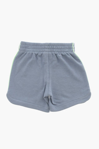 T-Shirt- und Shorts-Set aus Baumwollmischung mit aufgedrucktem Logo