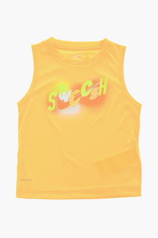 Crewneck Tank and Shorts Set with Tie-Dye Effect