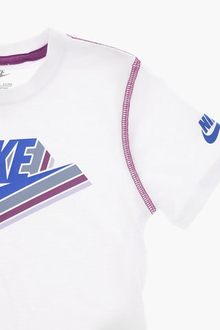 Set T-Shirt e Shorts con Cuciture a Vista