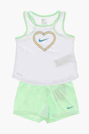 Dri-Fit Tanktop und Shorts Set mit bedrucktem Logo