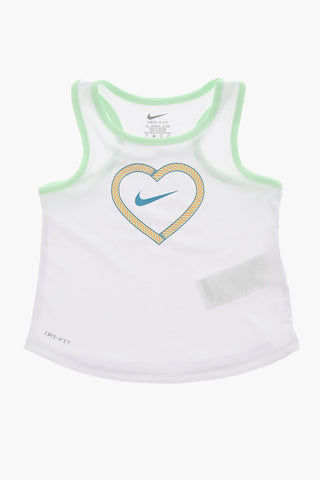 Dri-Fit Tank Top and Shorts Set with Printed Logo