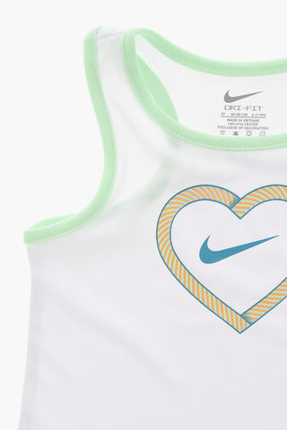 Dri-Fit Tank Top and Shorts Set with Printed Logo