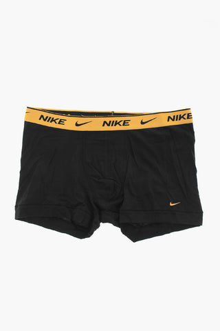 3er-Set Stretch-Baumwoll-Boxershorts mit Logobund