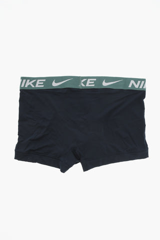 3er-Set Stretch-Boxershorts mit Logobund