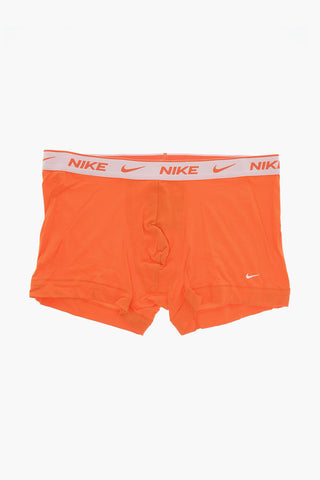 Set 3 Paia di Boxer in Cotone Stretch con Banda Logata