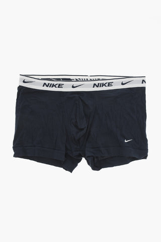 Set 3 Paia di Boxer in Cotone Stretch con Banda Logata