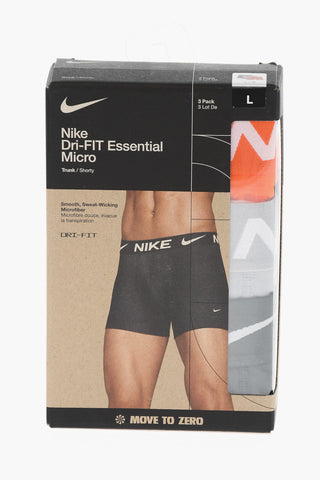 3er-Set Stretch-Boxershorts mit Logobund