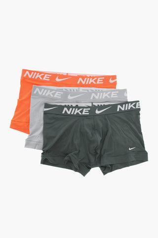 3er-Set Stretch-Boxershorts mit Logobund