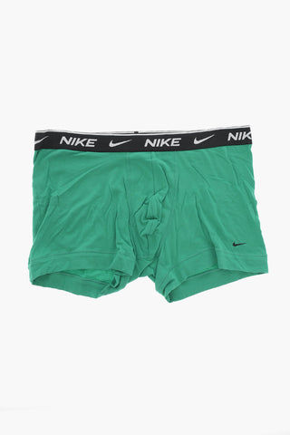 Set 3 Paia di Boxer in Cotone Stretch con Banda Logata