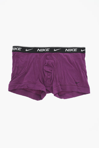 Set 3 Paia di Boxer in Cotone Stretch con Banda Logata