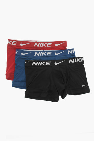 3er-Set Stretch-Boxershorts mit Logobund