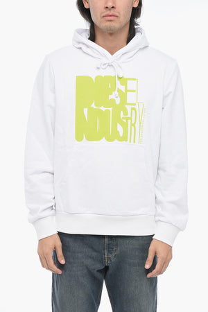 Kapuzensweatshirt S-GINN-HOOD-K29 mit Logo-Print