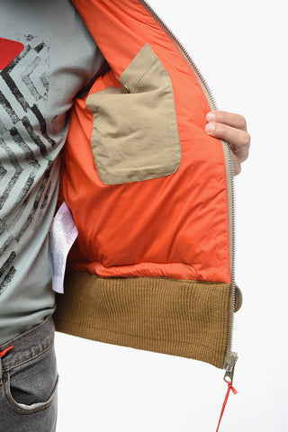 Quilted Bomber W-SPLEAK with Contrast Cuffs