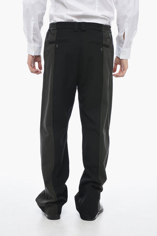 Pantaloni Straight Fit P-WARHOLS Bicolore