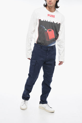 Slim Fit P-COR-EMBNEW Cargo Pants
