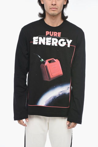 Printed T-CRANE-LS-G4 Long Sleeved T-shirt
