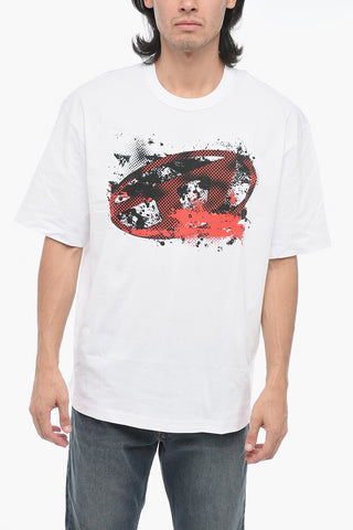 Printed T-WASH-L17 Crewneck T-shirt