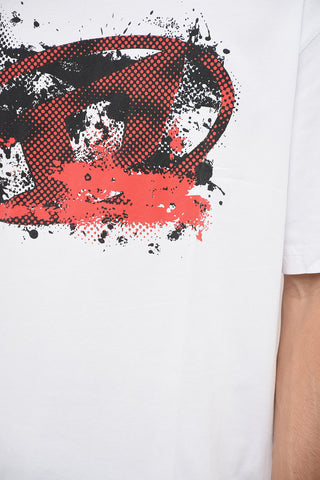 Printed T-WASH-L17 Crewneck T-shirt