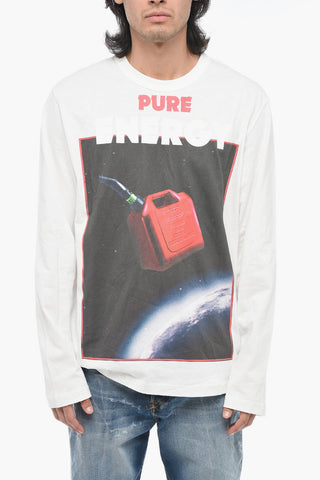 Pure Energy print T-CRANE-LS-G4 Long Sleeved T-shirt