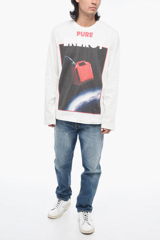 Pure Energy print T-CRANE-LS-G4 Long Sleeved T-shirt