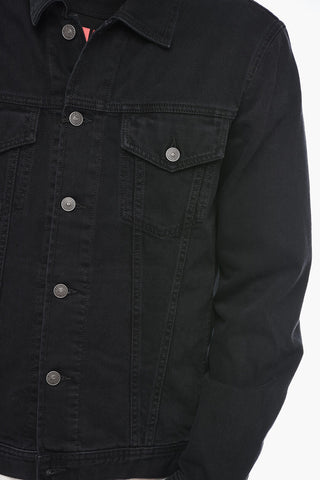 Denim NHILL Jacket with Visible Stitching