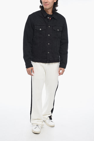 Denim NHILL Jacket with Visible Stitching